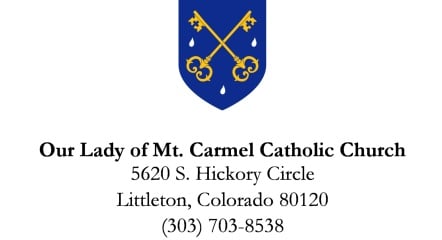 Our Lady of Mount Carmel Catholic Parish in Littleton logo