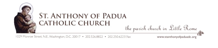 St. Anthony of Padua logo