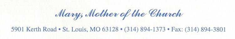 Mary Mother of the Church logo