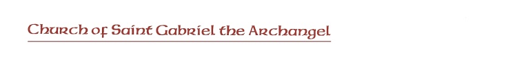 Saint Gabriel the Archangel Church logo
