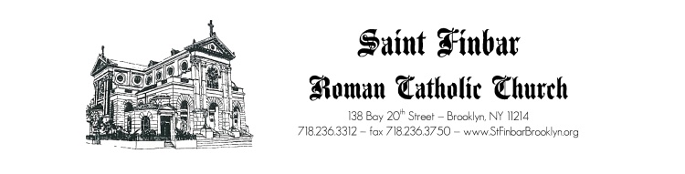 St. Finbar Roman Catholic Church logo