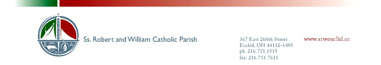 Saints Robert & William Catholic Parish logo