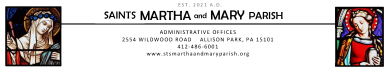 Saints Martha and Mary Parish logo