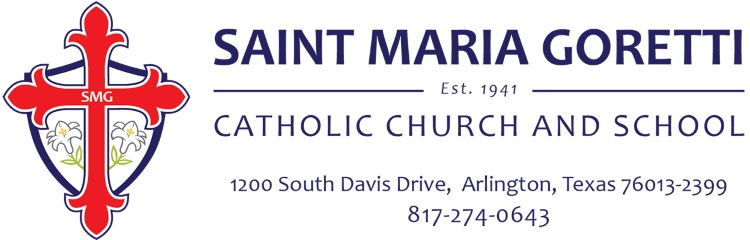 Home - Saint Mary Goretti Parish