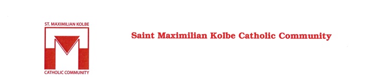 St. Maximilian Kolbe logo
