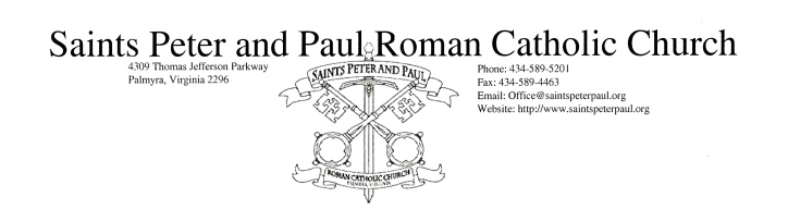 Saints Peter & Paul Roman Catholic Church logo