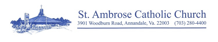 St. Ambrose Catholic Church logo